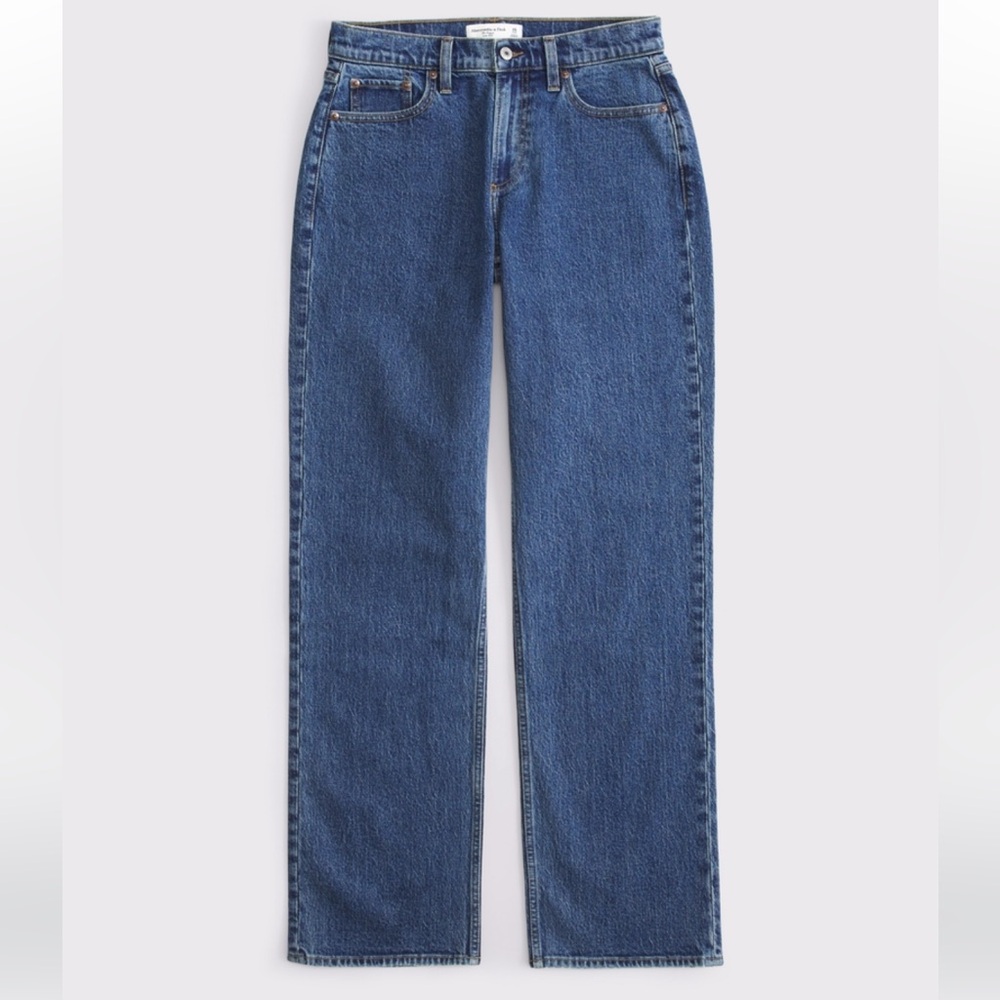 Abercrombie Curve Love Low Rise Baggy Jean Size 27 Short